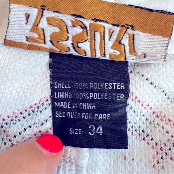 RS Surf Swim Trunks White/Red/Grey/Black Men’s Size 34 - Picture 9 of 9